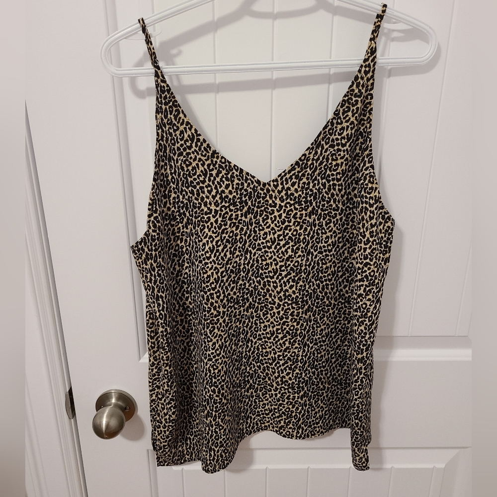 🌟 Leopard Print Tank Top Size Large